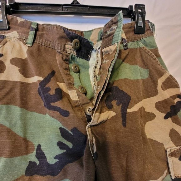 Pants Military Issue Woodland Camoflage Pants Hot Weather Camo Trousers Small 29x27 Poshmark